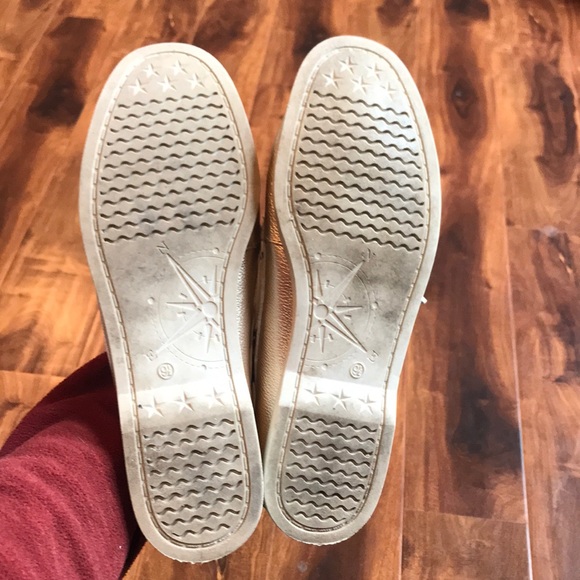 Gold Summer Coastal Boat Shoes - Picture 3 of 3